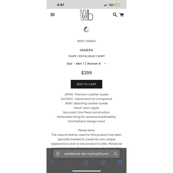 WORLD BOOTS Sz 7 Mens Moccasins 100% Leather Suede Hemera Skirt Style Beige - Picture 8 of 16